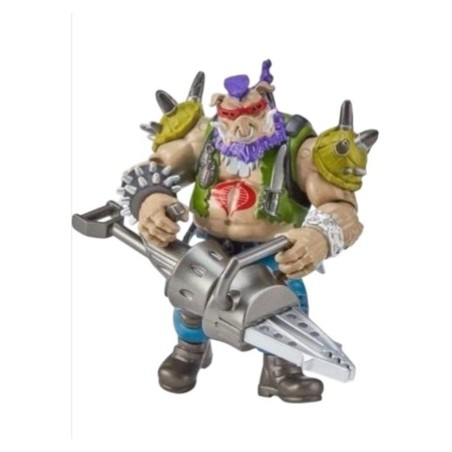 Tortues Ninja x G.I. Joe - Figurine Crossover Classics Bebop x Dreadnok Ripper 12 cm