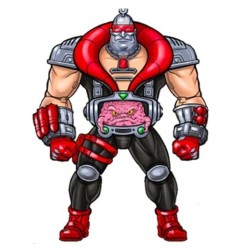 Tortues Ninja x G.I. Joe - Figurine Crossover Classics Krang Droid x Destro 12 cm