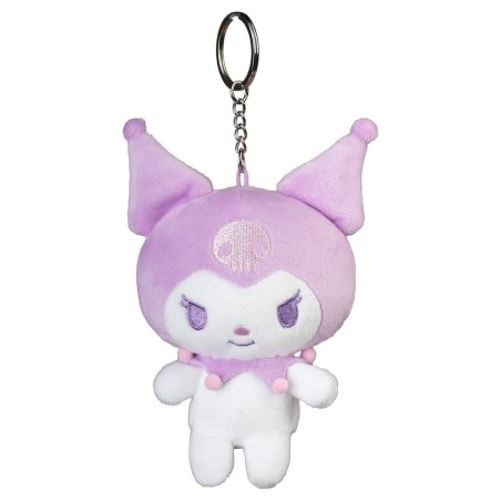 Sanrio - Porte-clés peluche Kuromi Kawaii 12 cm
