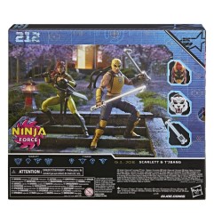 G.I. Joe Classified Series - Pack 2 figurines N°212 Ninja Force Scarlett & T'Jbang 15 cm