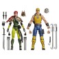 G.I. Joe Classified Series - Pack 2 figurines N°212 Ninja Force Scarlett & T'Jbang 15 cm