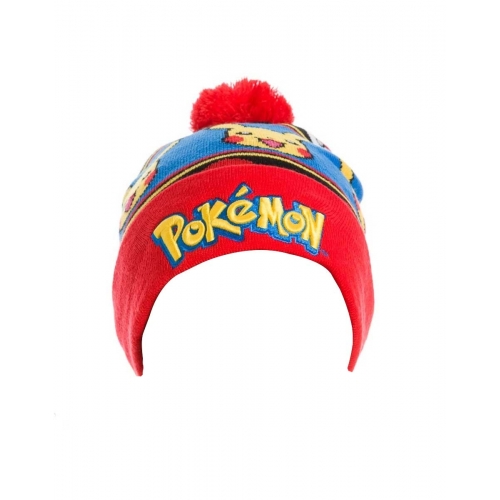 Pokemon - Bonnet Logo & Pikachu
