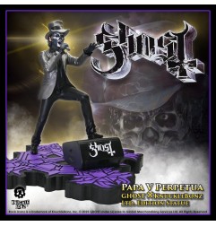 Ghost - Statuette Ghost Rock Iconz Papa V Perpetua Top Hat 22 cm