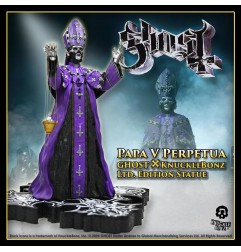 Ghost - Statuette Ghost Rock Iconz Papa V Perpetua Purple Robes 22 cm