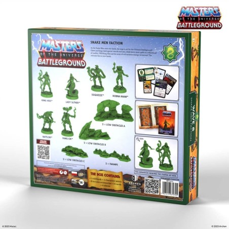 Les Maîtres de l' Univers: Battleground - Jeu de figurines Wave 8: Snake Men Faction