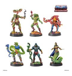 Les Maîtres de l' Univers: Battleground - Jeu de figurines Wave 8: Snake Men Faction