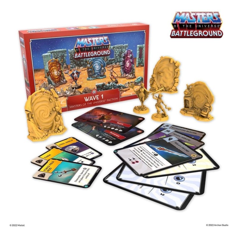 Les Maîtres de l' Univers: Battleground - Jeu de figurines Wave 1: Masters of the Universe Faction