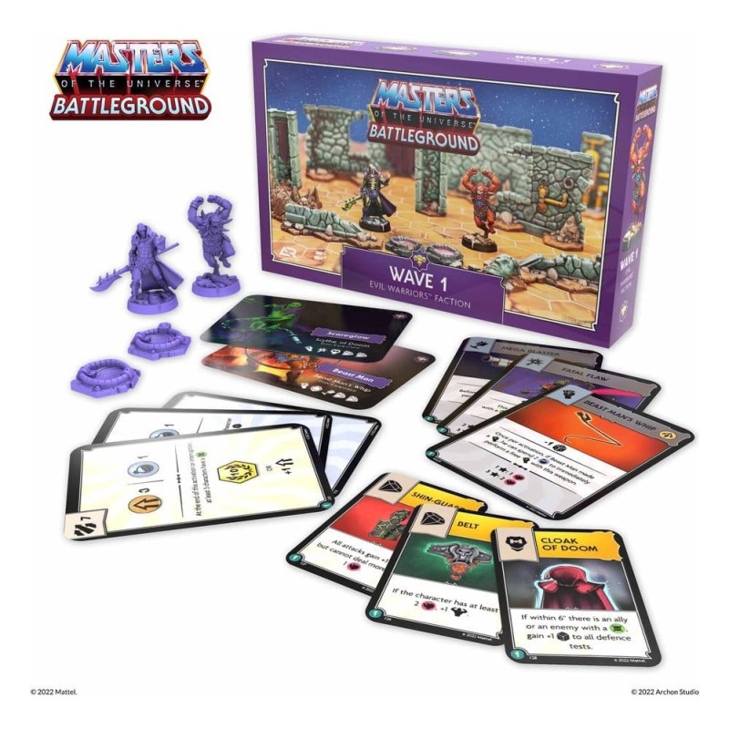 Les Maîtres de l' Univers: Battleground - Jeu de figurines Wave 1: Evil Warriors Faction