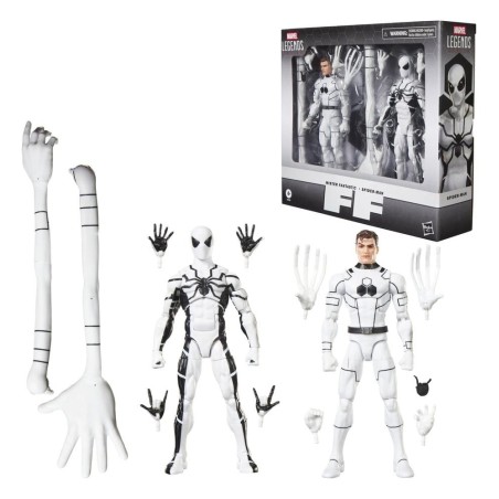 Future Foundation Marvel Legends - Pack 2 figurines Mister Fantastic & Spider-Man 15 cm