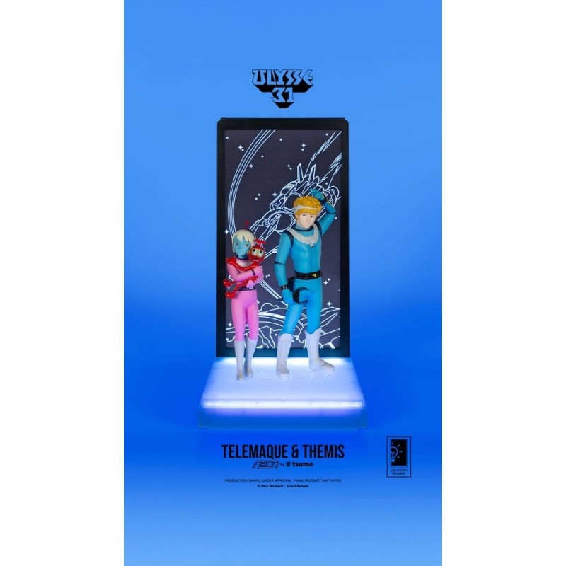Ulysse 31 - Figurine Neon Telemachus & Themis 20 cm