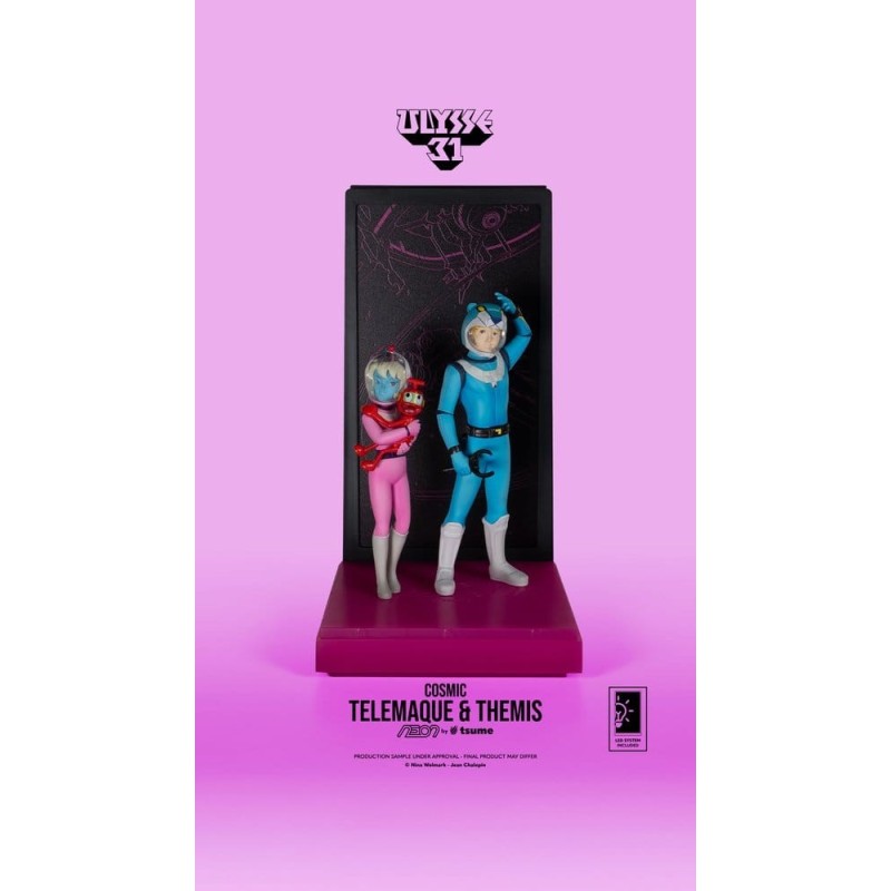 Ulysse 31 - Figurine Neon Telemachus & Themis Cosmic Version 20 cm