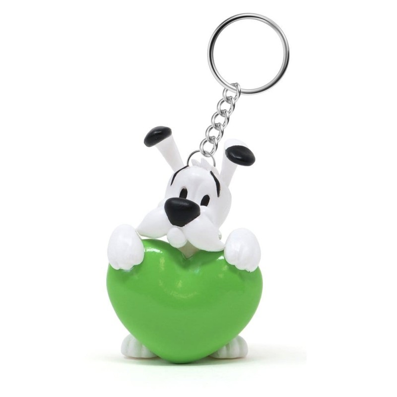 Astérix - Porte-clés Idéfix Cœur Vert