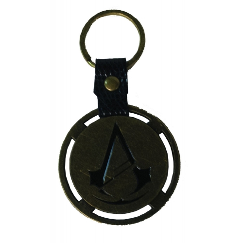 Assassin's Creed Unity - Porte-clés métal Logo & PU Snap