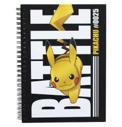Pokémon - Carnet de notes A5 Battle Pikachu