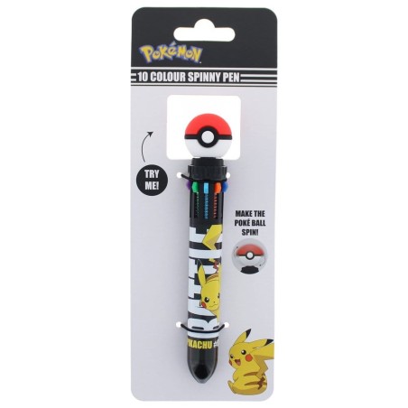 Pokémon - Stylo Multicolore Pokémon Spinny Pokéball