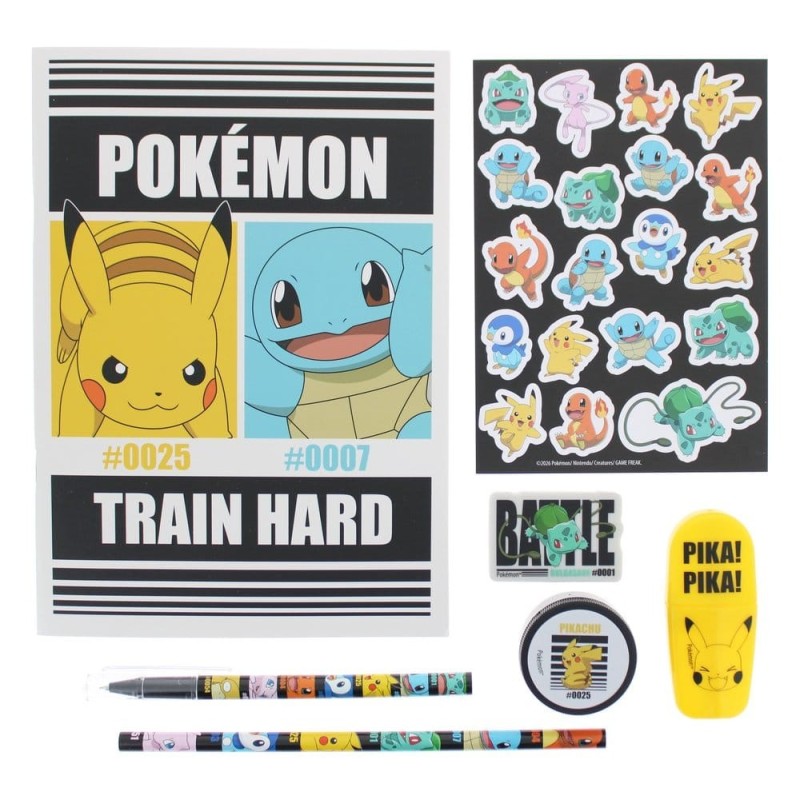 Pokémon - Set de papeterie Pokémon 7 pièces
