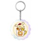 Sanrio - Porte-clés en acrylique Pompompurin 30th Anniversary Squishy Cute Purin 01