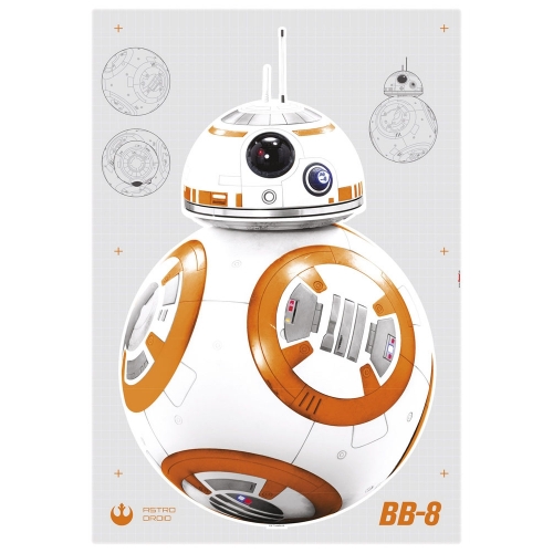 Star Wars Episode VII - Stickers BB-8 100 x 70 cm