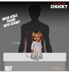 Chucky - Le Fils de  figurine parlante MDS Mega Scale Tiffany 38 cm