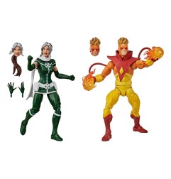 Marvel - X-Men  Legends pack 2 figurines 's Rogue & 's Pyro 15 cm