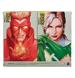 Marvel - X-Men  Legends pack 2 figurines 's Rogue & 's Pyro 15 cm