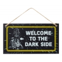 Star Wars Fathers Day - Panneau bois Welcome To The Dark Side