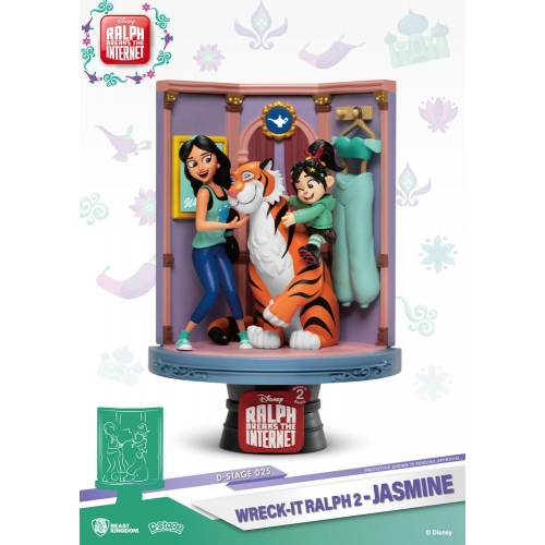 Ralph 2.0 - Diorama D-Stage Jasmine & Vanellope 15 cm