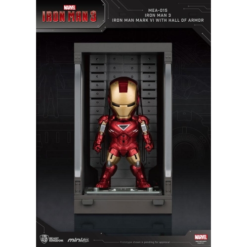 Iron Man 3 - Figurine Mini Egg Attack Hall of Armor Iron Man Mark VI 8 cm