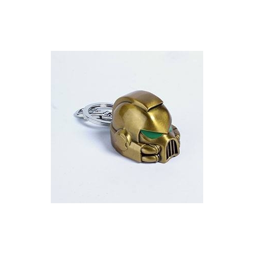 Warhammer 40K - Porte-clés métal Space Marine MKVII Helmet Gold