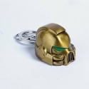 Warhammer 40K - Porte-clés métal Space Marine MKVII Helmet Gold