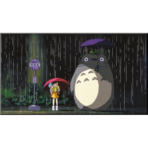 Mon voisin Totoro - Tableau bois Bus Stop