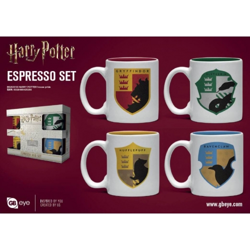 Harry Potter - Pack 4 tasses Espresso House Pride