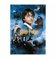 Harry Potter - Puzzle  and the Sorcerer's Stone Movie Poster