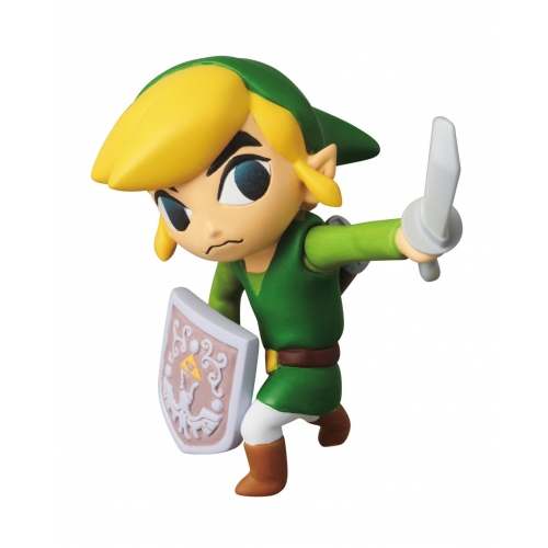 Nintendo - Mini figurine Medicom UDF Link (The Legend of Zelda: The Wind Waker) 6 cm