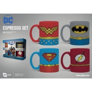 DC Comics - Pack 4 tasses Espresso Uniforms