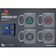 Sony PlayStation - Pack 4 tasses Espresso Buttons