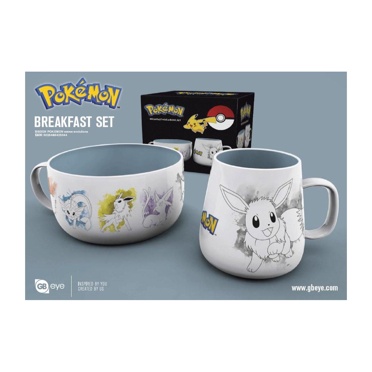 Tasse Pokémon 325 ml - Trio Pokémon - Pokemon