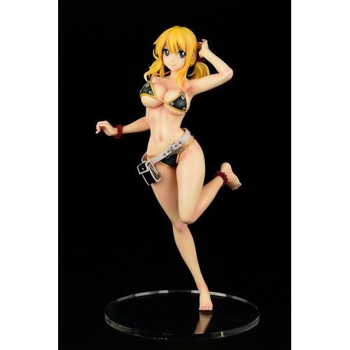 Fairy Tail - Statuette 1/6 Lucy Heartfilia Swimwear Gravure Style Noir Ver. 23 cm