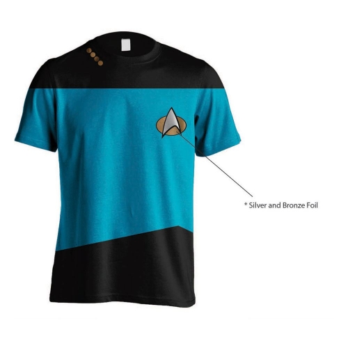 Star Trek - T-Shirt Uniform Blue 