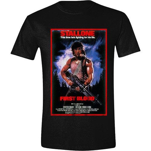 Rambo - T-Shirt First Blood Poster 