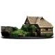 Le Hobbit : Un voyage inattendu - Diorama Hobbiton Mill & Bridge 31 x 17 cm