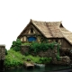 Le Hobbit : Un voyage inattendu - Diorama Hobbiton Mill & Bridge 31 x 17 cm