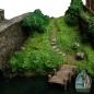 Hobbit, Le - Le Hobbit : Un voyage inattendu Diorama Hobbiton Mill & Bridge 31 x 17 cm