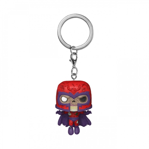 Marvel - Porte-clés Pocket POP! Zombie Magneto 4 cm