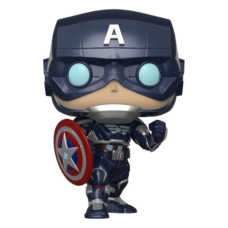 Marvel - 's Avengers (2020 video game) POP! Vinyl Figurine Captain America 9 cm Marvel - 's Avengers (2020 video game) POP! Vinyl Figurine Captain America 9 cm