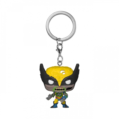 Marvel - Porte-clés Pocket POP! Zombie Wolverine 4 cm