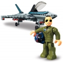 Top Gun : Maverick - Jeu de construction Mega Construx Wonder Builders Boeing F/A-18E Super Hornet