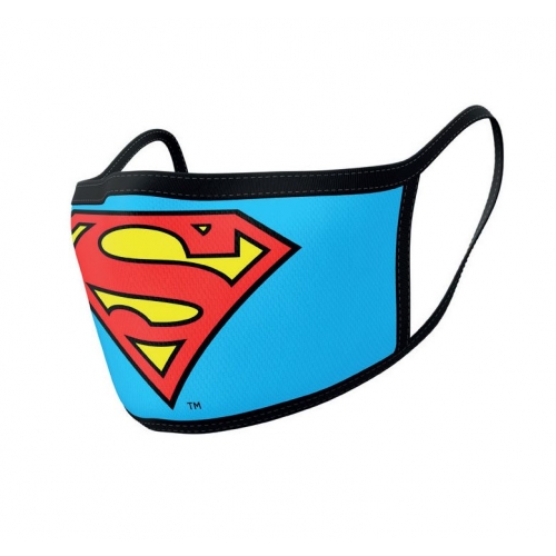 Superman - Pack 2 Masques en tissu Logo Superman