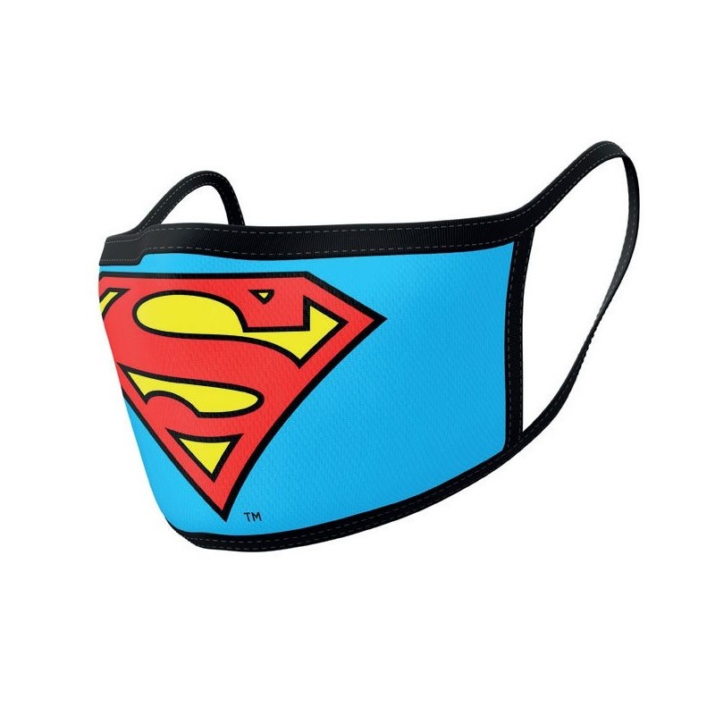 Superman - Pack 2 Masques en tissu Logo