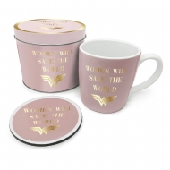 Wonder Woman - Mug Wonder Woman avec sous-verre Women Will Save the World